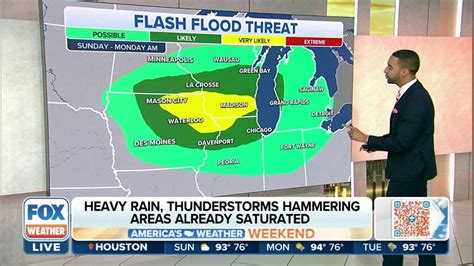 Heavy Rain In The Upper Midwest Great Lakes Leading To An Increased Risk Of Flash Flooding