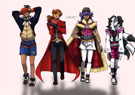 The Gym Leaders The Champion And The Elite 4 By Kiasimo On Deviantart