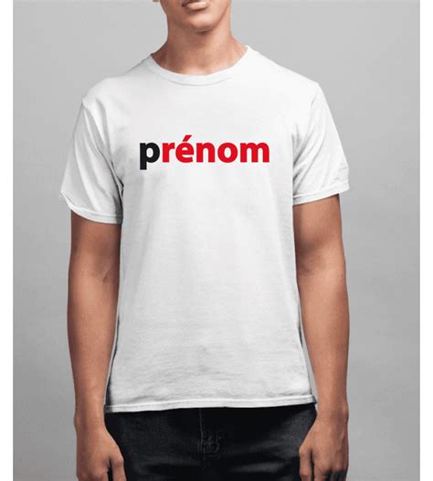 T shirt Homme PRÉNOM NUTELLA PERSONNALISÉ