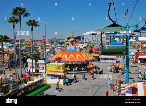 Florida State Fair Tampa Florida Midway At Carnival Stock Photo Alamy