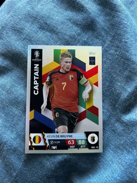 Topps Match Attax Uefa Euro Captain Kevin De Bruyne