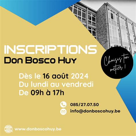 Don Bosco HUY BIENVENUE Sur Le Site De L Institut DON BOSCO De HUY