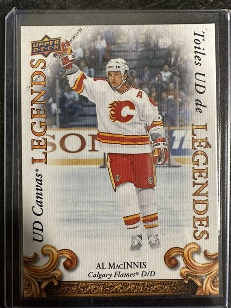 Mavin 2023 Tim Hortons Legends Hockey Cards Ud Canvas Legends Al Macinnis Cl 3