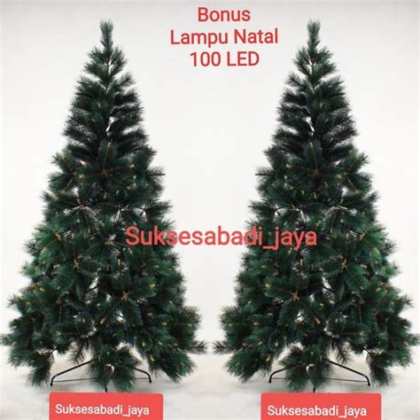 Jual Pohon Natal SNOW WHITE PINE TREE Kode 1688 Ukuran 5 Ft 150Cm Stok