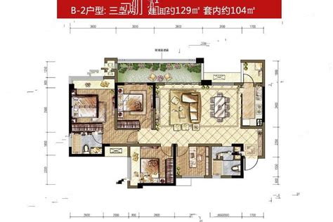 重庆铂悦澜庭a 1户型图首付金额4室2厅2卫1410平米 吉屋网