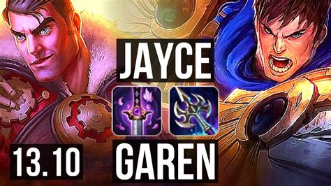 Jayce Vs Garen Top Solo Kills Legendary Games Kr