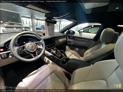 Graphite Blue Chalk Porsche Cayenne Interiors Gtcarlot