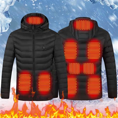 Harmtty Usb Heating Jacket 9 Heated Zones 3 Temperature Modes Coldproof