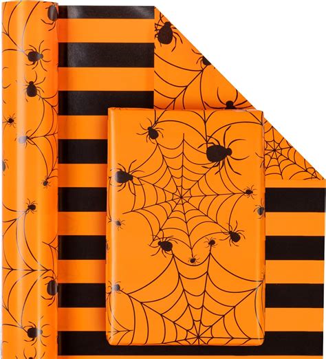 Wrapaholic Halloween Reversible Wrapping Paper Roll Mini