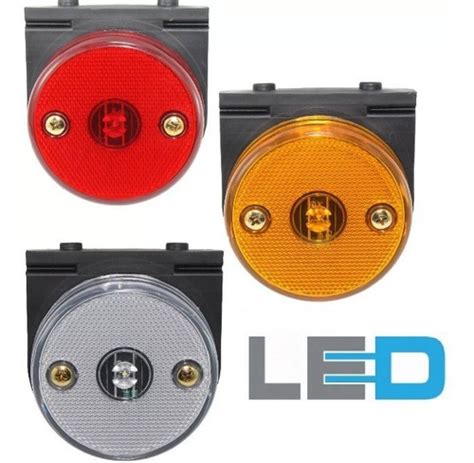 Lanterna Sinaleira Lateral Randon Ledbivolt Kit10 Unidades Frete grátis