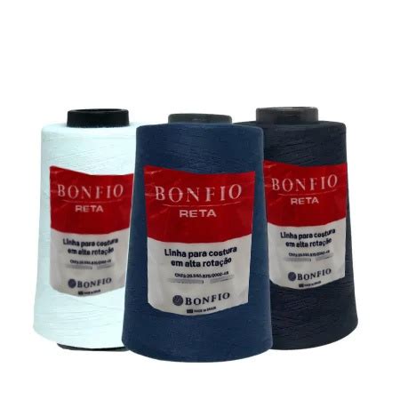 Linha Costura Reta Bonfio Fio C Metros Shopee Brasil