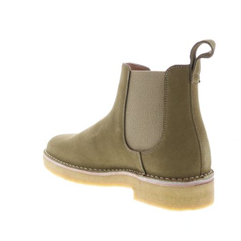 Clarks Desert Chelsea 2 26160218 Mens Green Suede Slip On Chelsea Boot ...