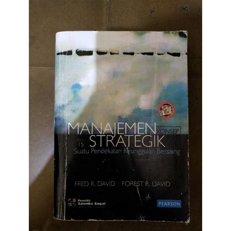 Jual Manajemen Strategik Edisi Fred R David Forest R David