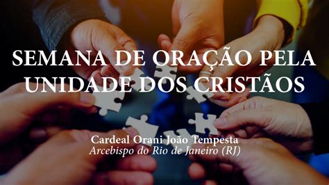 Diocese De Patos De Minas Semana De Ora O Pela Unidade Dos Crist Os