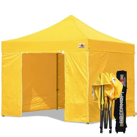 Buy Abccanopy Heavy Duty Ez Pop Up Canopy Tent With Sidewalls X