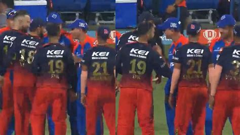 Watch Virat Kohli And Sourav Ganguly Do Not Shake Hands After RCB Vs