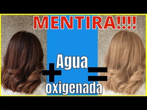 Cómo cambiar el color de pelo con agua oxigenada