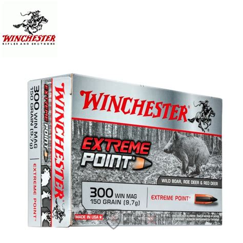 Winchester Munitions Calibre 300 WM 150gr Extreme Point