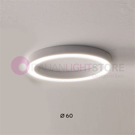 FLOR PM Gea Plafonnier Plafond Cercle Cercle Anneau Led Design Moderne