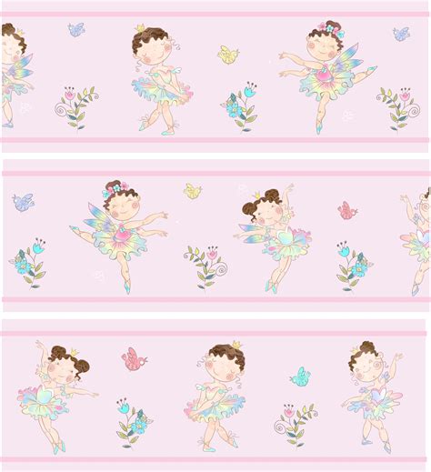 Ballerina Fairy Border Kidz N Clan