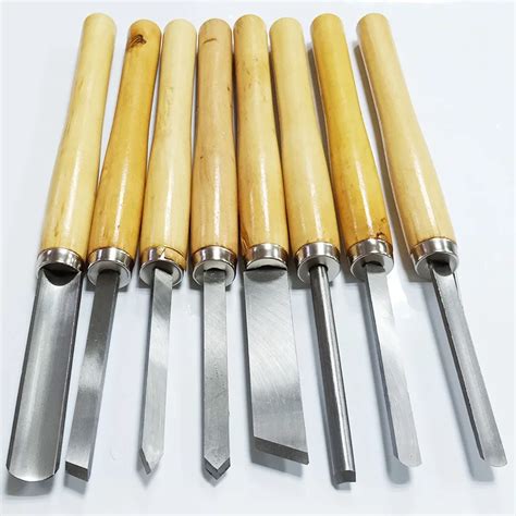 High Speed Steel Wood Turning Lathe Tools Chisel Gouge Woodworking Set