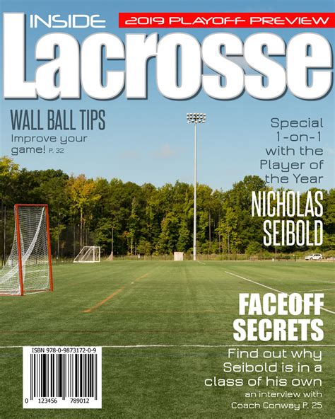 Inside Lacrosse Magazine Cover Varsity Imprints