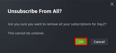 How To Unsubscribe From All Steam Workshop Mods With Any Game