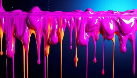 Premium AI Image | Neon drippy abstract background 8k quality wallpaper