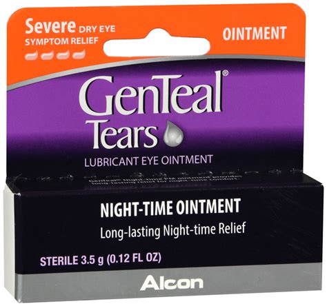 Genteal Tears Night Time Ointment 012oz