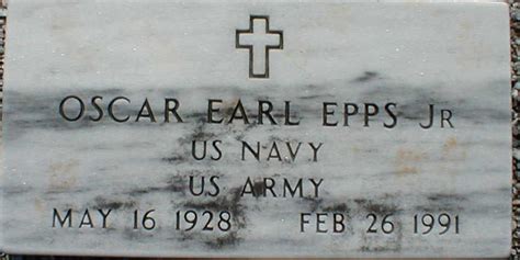 Oscar Earl Epps Jr 1928 1991 Find A Grave Memorial