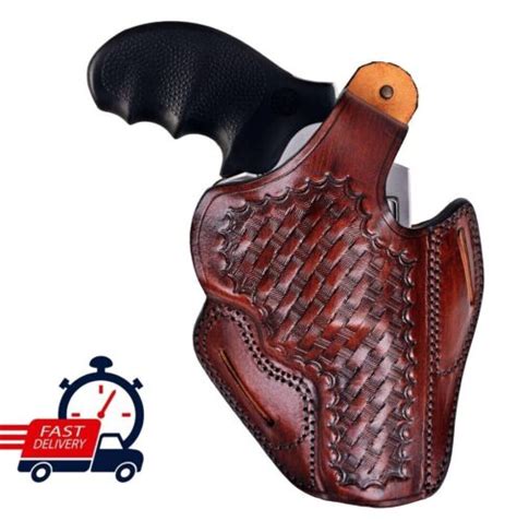 Leather Belt Holster Fits Colt Python King Cobra 357 Magnum