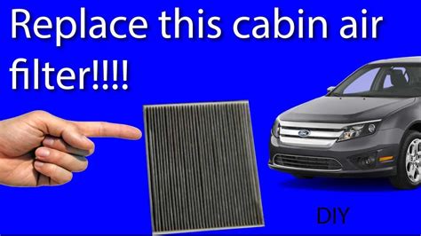 Change Cabin Air Filter Ford Fusion