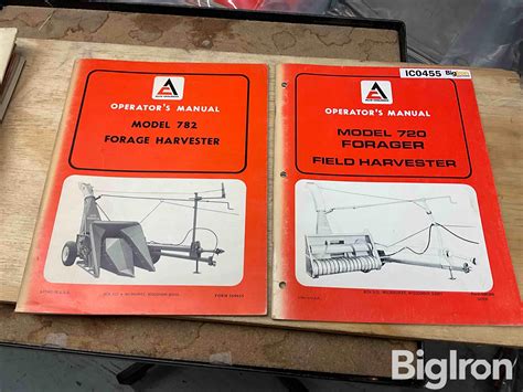 Allis-Chalmers Owners Manuals BigIron Auctions