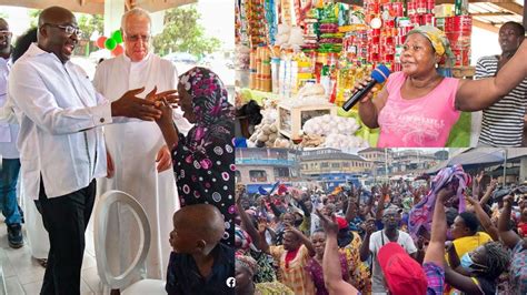 Wow Dr Bawumia Takes The Lead As Market Woman Reveals Mahamas Agenda