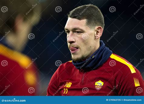 Serie Italiana Una Liga Entre Napoli Y Roma Imagen Editorial Imagen