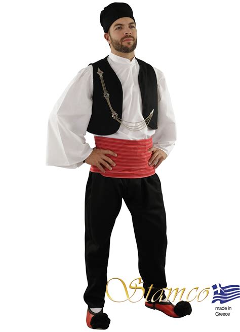 Vlach Red Sash Traditional Greek Costume Greek Traditional