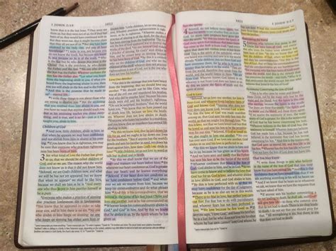 I worked out a new marking system for my bible. | Inspire bible
