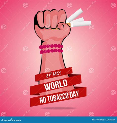 Vector Illustration of World No Tobacco Day Poster Stock Vector ...