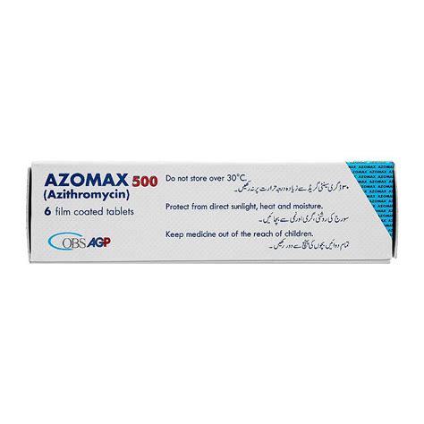 Purchase AGP Pharma Azomax Tablet 500mg 6 Pack Online At Best Price