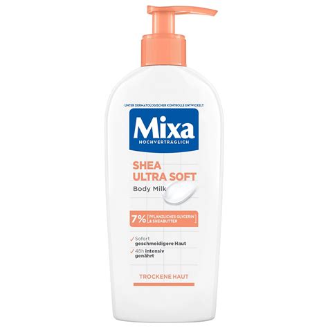 Mixa Shea Body Lotion Mit Sheabutter Und Pflanzlichem Glycerin