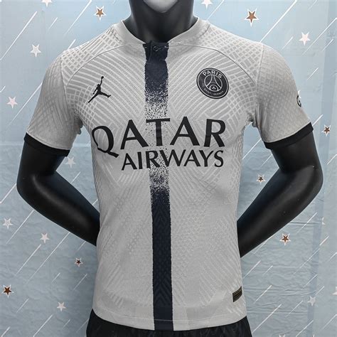 22 23 Versão Do Jogador Paris PSG Fora Homens Camiseta De Futebol