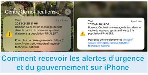 Alerte d urgence Pourquoi Je ne reçois pas sur iPhone RESOLU