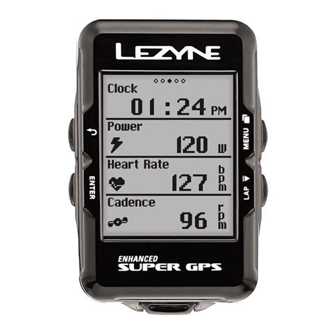 Lezyne Super Gps Cycling Computer With Cadencehr Sensor The Bike