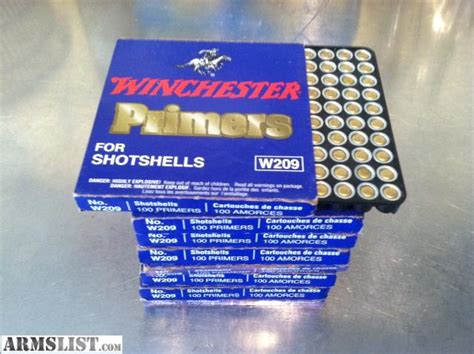 ARMSLIST For Sale Winchester Shotgun W209 Primers