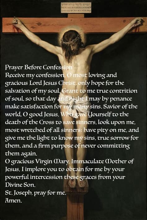 Prayer Before Confession | The Catholic Me