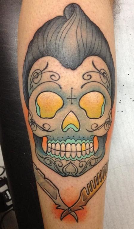 Rock N Roll Sugar Skull By Emy Blacksheep Tattoonow