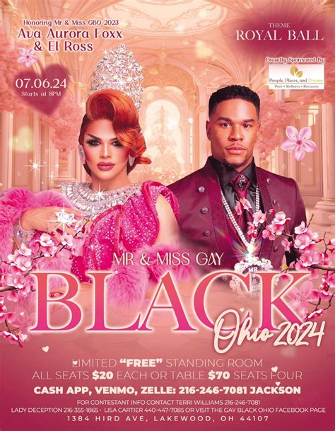 Mister Miss Gay Black Ohio Pageant Lakewood Fieldhouse