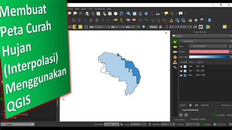 Tutorial QGIS Membuat Peta Curah Hujan Analisis Interpolasi YouTube