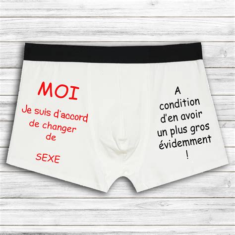 Boxer Rigolo Pour Homme Cadeau Rigolo Pour Homme Et Personnalise