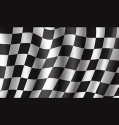 Racing Flag Car Race Sport Auto Rally Grunge Vector Image